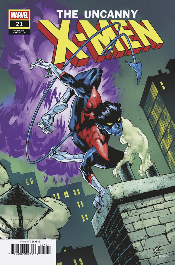 UNCANNY X-MEN #21 JUSTIN MASON NIGHTCRAWLER VARIANT