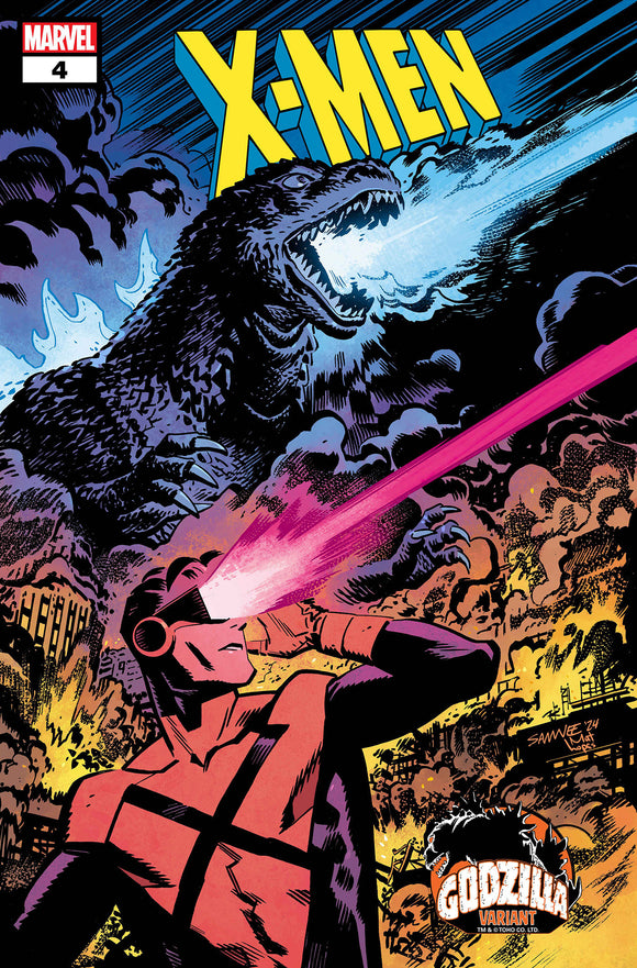 X-MEN #4 CHRIS SAMNEE GODZILLA VARIANT