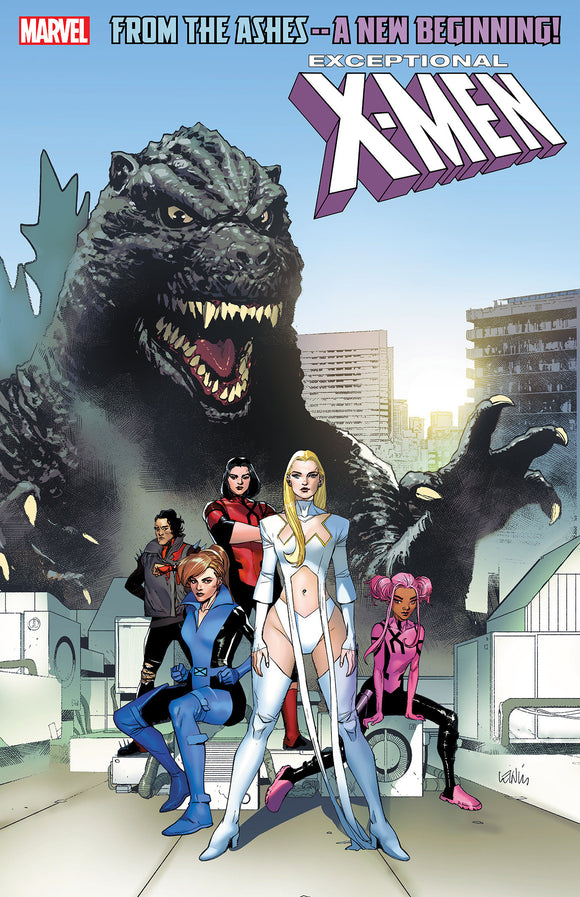 EXCEPTIONAL X-MEN #1 LEINIL YU GODZILLA VARIANT