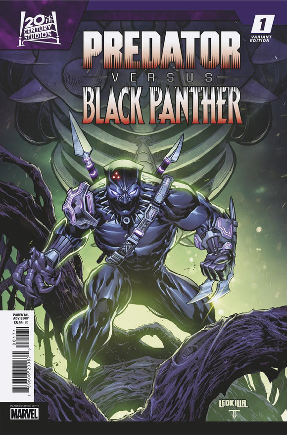 PREDATOR VS. BLACK PANTHER #1 KEN LASHLEY VARIANT