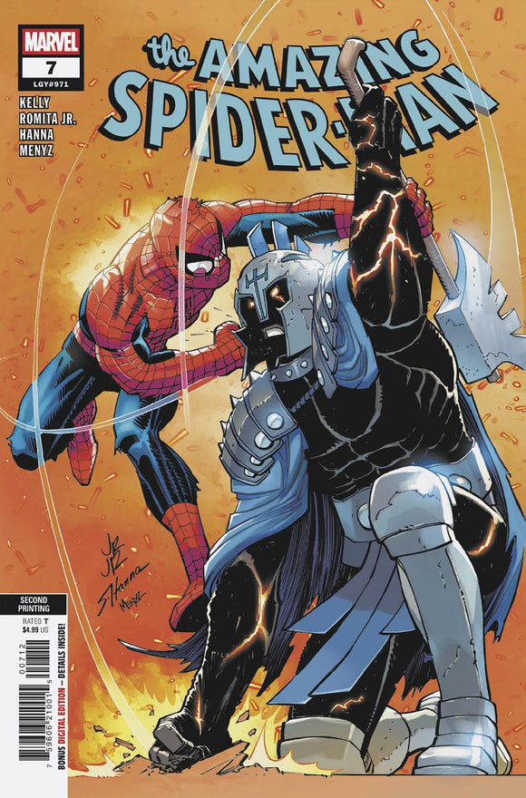 AMAZING SPIDER-MAN #7 JOHN ROMITA JR. 2ND PRINTING VARIANT