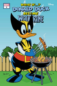 MARVEL & DISNEY: WHAT IF...? DONALD DUCK BECAME WOLVERINE #1 PHIL NOTO DONALD DU CK WOLVERINE VARIANT