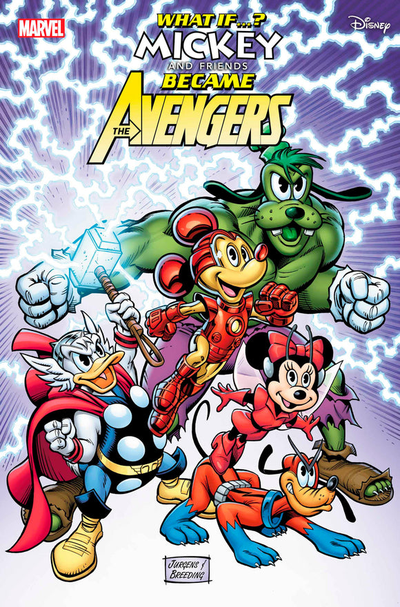 MARVEL & DISNEY: WHAT IF...? MICKEY & FRIENDS BECAME THE AVENGERS #1 DAN JURGENS  VARIANT