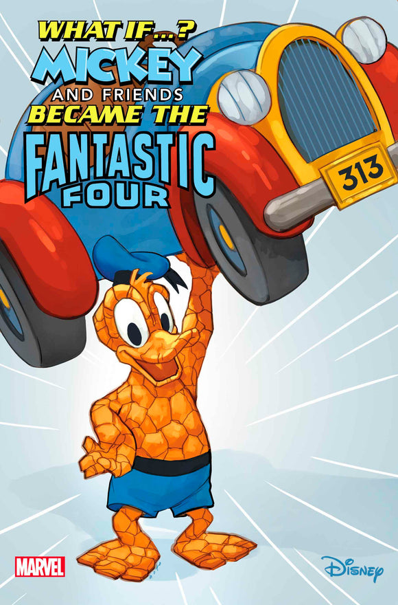 MARVEL & DISNEY: WHAT IF...? MICKEY & FRIENDS BECAME THE FANTASTIC FOUR #1 PHIL NOTO DONALD DUCK THE THING VARIANT