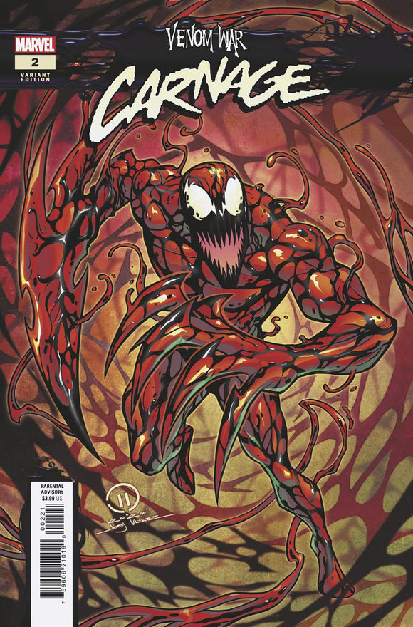 VENOM WAR: CARNAGE #2 JOEY VAZQUEZ VARIANT [VW]