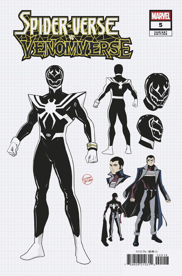 SPIDER-VERSE VS. VENOMVERSE #5 LUCIANO VECCHIO DESIGN VARIANT 1:10