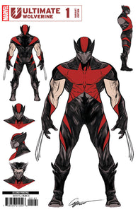 ULTIMATE WOLVERINE #1 ALESSANDRO CAPPUCCIO RATIO 2ND PRINTING DESIGN VARIANT