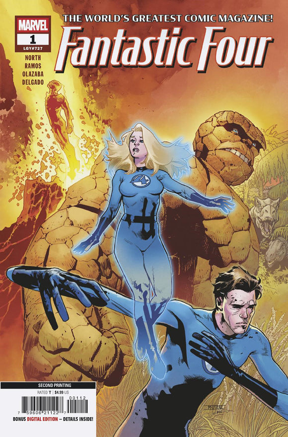 FANTASTIC FOUR #1 MAHMUD ASRAR 2ND PRINTING VARIANT