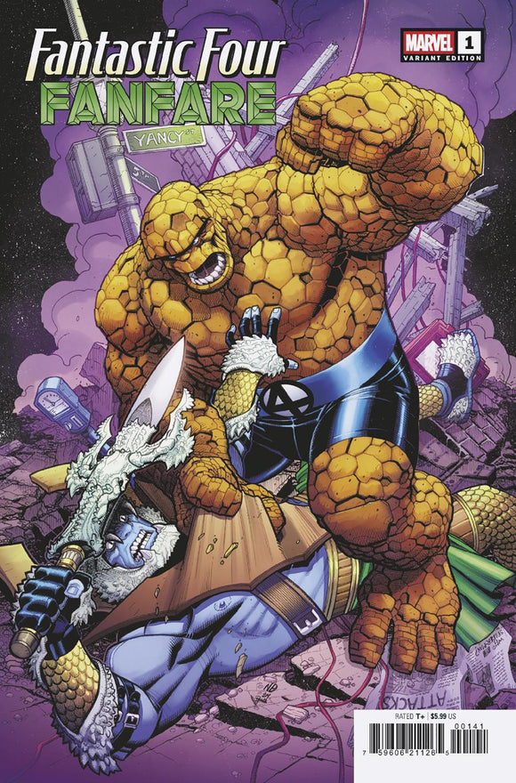 FANTASTIC FOUR FANFARE #1 NICK BRADSHAW VARIANT
