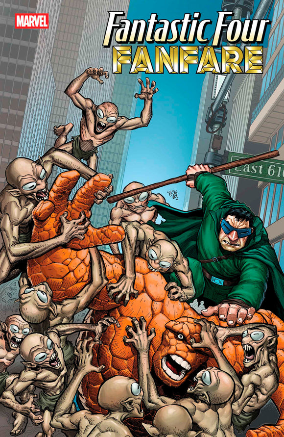 FANTASTIC FOUR FANFARE #2 E.J. SU BRING ON THE BAD GUYS VARIANT