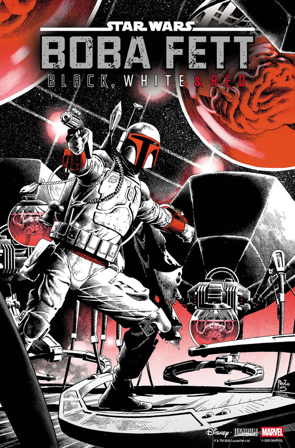 STAR WARS: BOBA FETT - BLACK, WHITE & RED #3 PAULO SIQUEIRA VARIANT