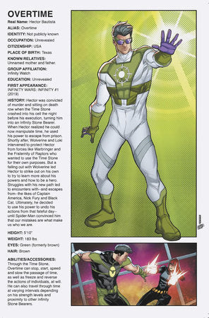 INFINITY WATCH #3 DAVID BALDEON HANDBOOK VARIANT