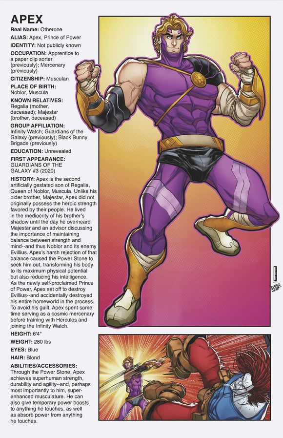 INFINITY WATCH #4 DAVID BALDEON HANDBOOK VARIANT