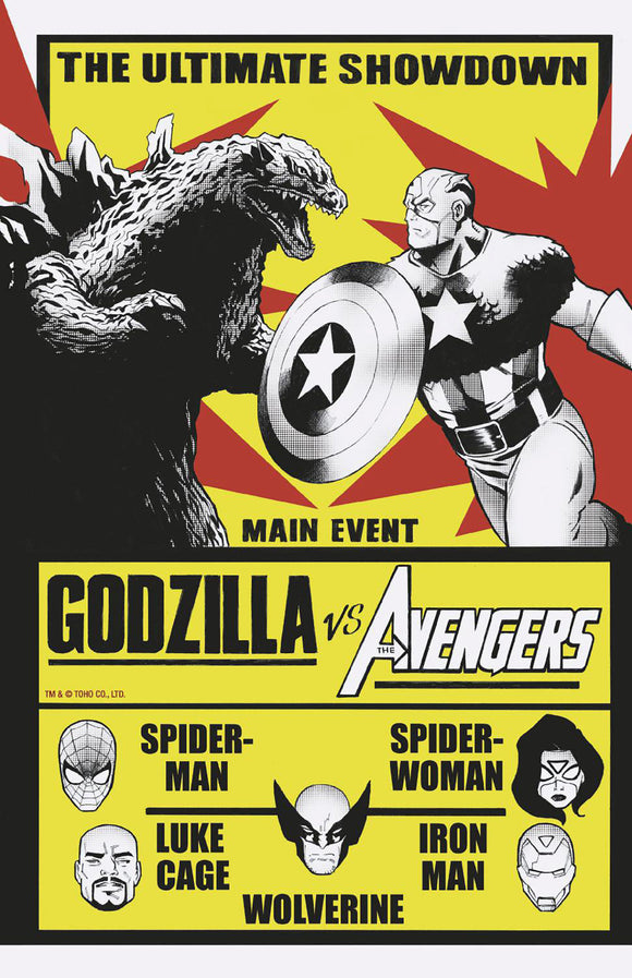 GODZILLA VS. AVENGERS #1 LEE GARBETT VERSUS VARIANT