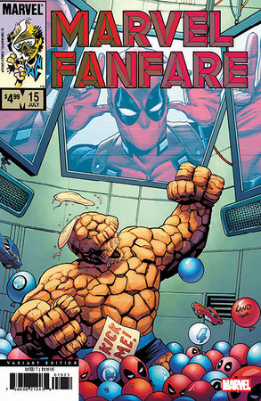 MARVEL FANFARE #15 FACSIMILE EDITION GREG LAND APRIL POOLS VARIANT