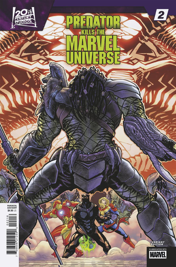 PREDATOR KILLS THE MARVEL UNIVERSE #2 DAVID BALDEON VARIANT 1:25