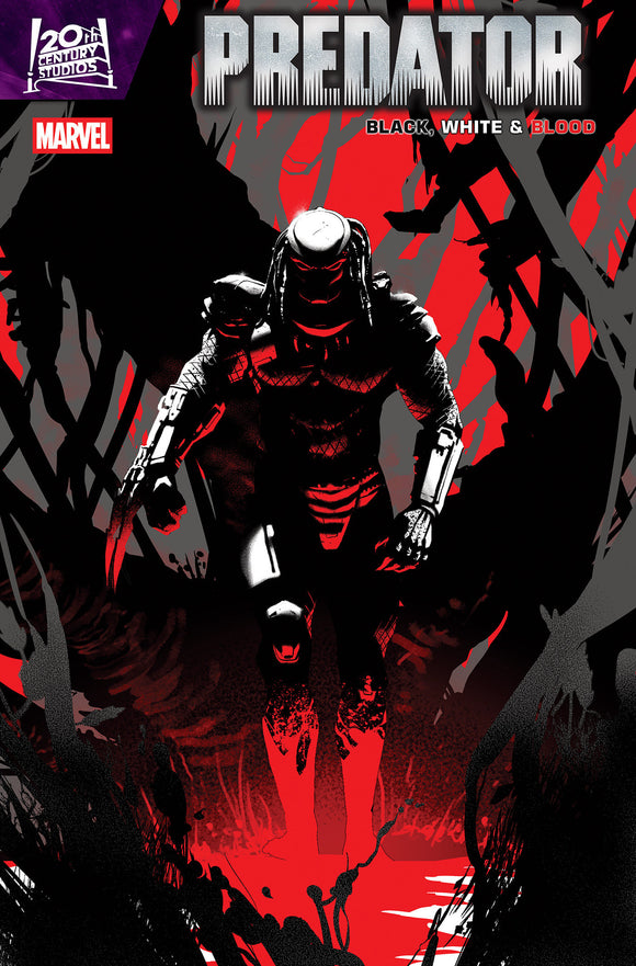 PREDATOR: BLACK, WHITE & BLOOD #3 PETE WOODS VARIANT