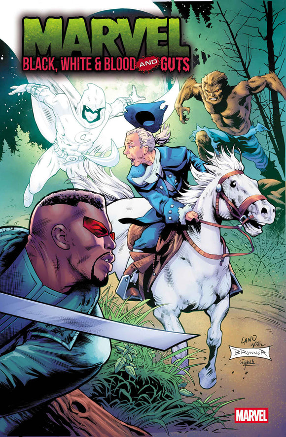 MARVEL: BLACK, WHITE & BLOOD AND GUTS #1 GREG LAND 250TH HOMAGE VARIANT