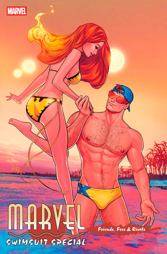 MARVEL SWIMSUIT SPECIAL: FRIENDS, FOES & RIVALS #1 RUSSELL DAUTERMAN VARIANT