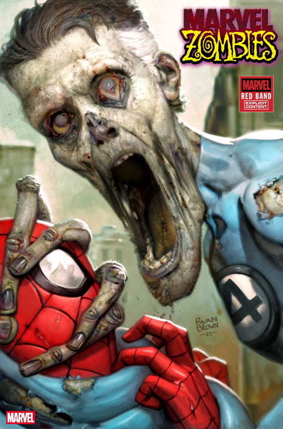 MARVEL ZOMBIES: RED BAND #1 RYAN BROWN VARIANT [POLYBAGGED] 1:25