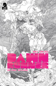 Dawnrunner #4 (CVR D) (1:10) (Foil) (B&W) (Evan Cagle)