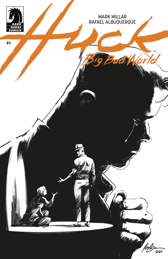 Huck: Big Bad World #4 (CVR B) (B&W) (Rafael Albuquerque)