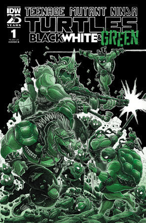 Teenage Mutant Ninja Turtles: Black  White, and Green #1 Variant B (Stokoe)