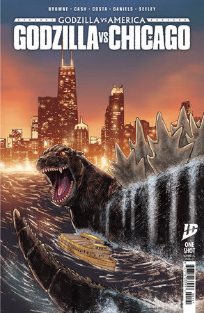 Godzilla Vs. America: Chicago Cover A (2nd Printing) (Seeley)