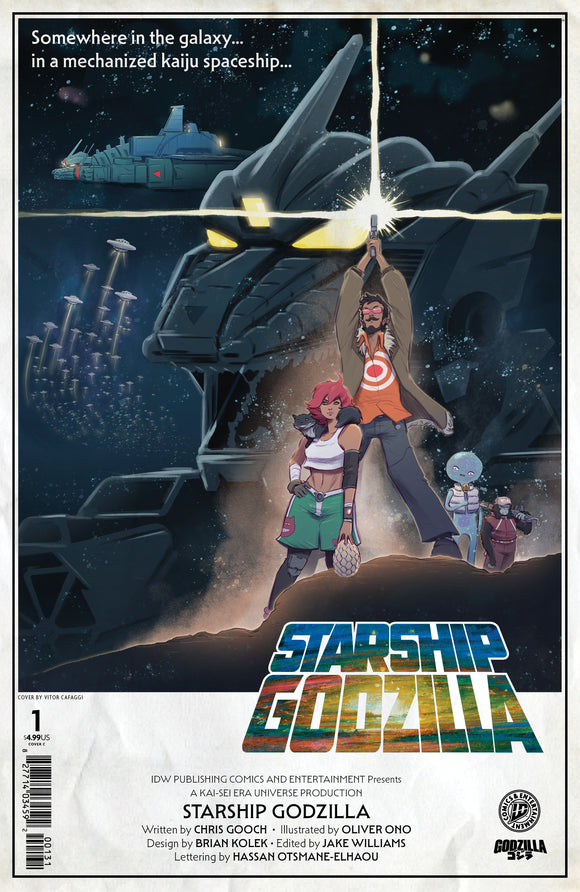 Starship Godzilla [Kai-Sei Era] #1 Variant C (Cafaggi Movie Homage Cover)