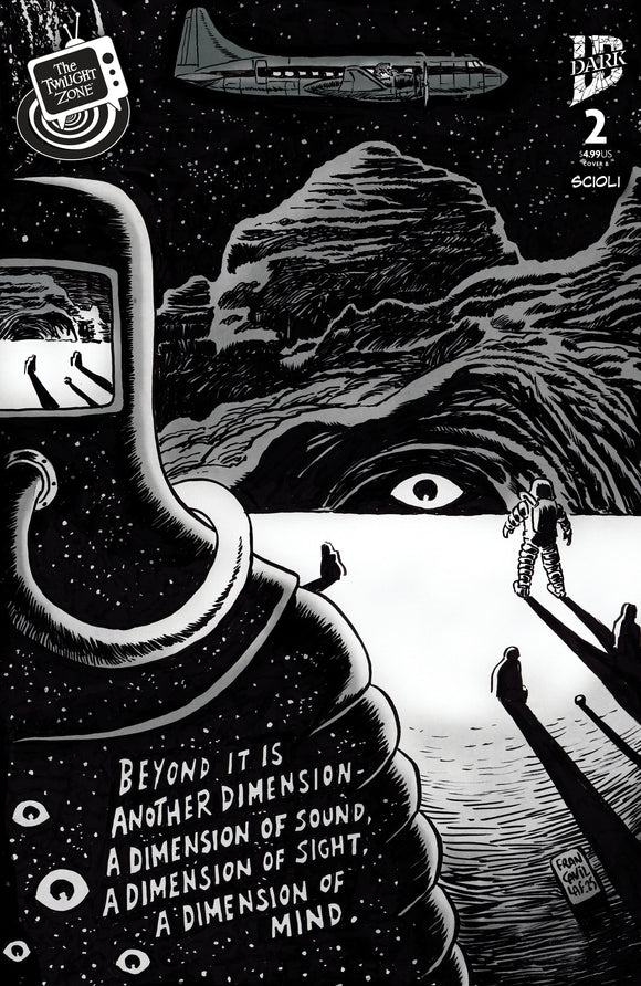 The Twilight Zone #2 Variant B (Francavilla Connecting Cover)