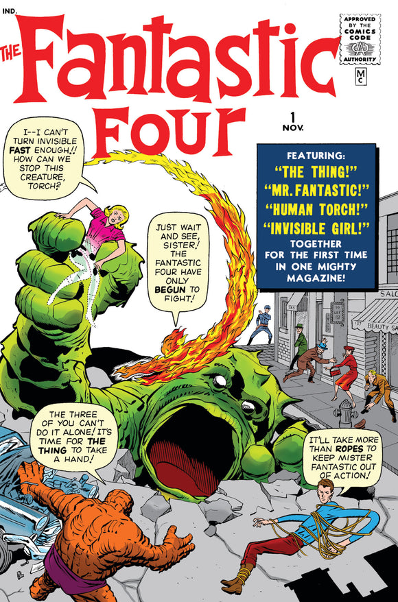 THE FANTASTIC FOUR OMNIBUS VOL. 1 JACK KIRBY COVER [NEW PRINTING 3, DM ONLY]