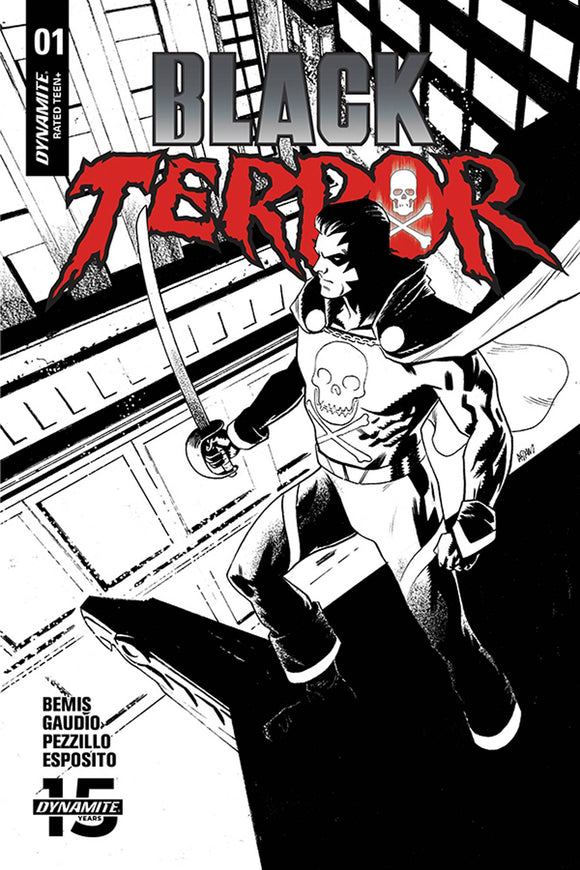 BLACK TERROR #1 30 COPY GORHAM B&W INCV (REOFFERED)