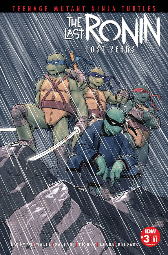 TMNT LAST RONIN LOST YEARS #3 CVR D 25 COPY INCV MCKELVIE