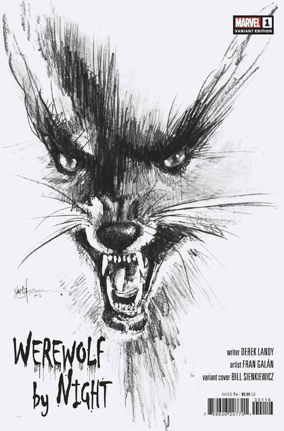 WEREWOLF BY NIGHT #1 25 COPY INCV BW HIDDEN GEM VAR (REOFFERED)