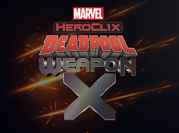 MARVEL HEROCLIX DEADPOOL WEAPON X BOOSTER BRICK