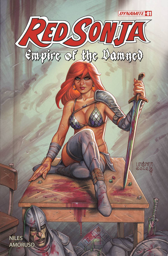 RED SONJA EMPIRE DAMNED #1 CVR B LINSNER