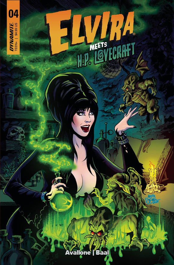 ELVIRA MEETS HP LOVECRAFT #4 CVR A ACOSTA