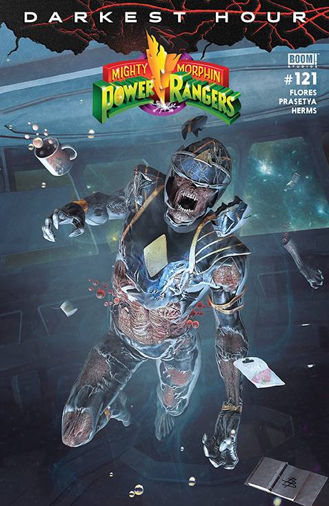 MIGHTY MORPHIN POWER RANGERS #121 CVR B DARK GRID BARENDS