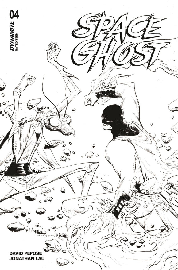 SPACE GHOST #4 CVR H 15 COPY INCV LEE LINE ART