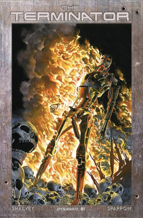 TERMINATOR #1 CVR E ROSS BURNING EARTH ICON