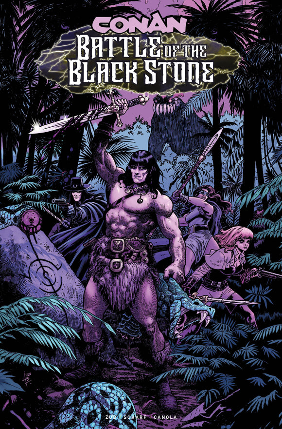 CONAN BARBARIAN BATTLE BLACK STONE #4 (OF 4) CVR B BELANGER