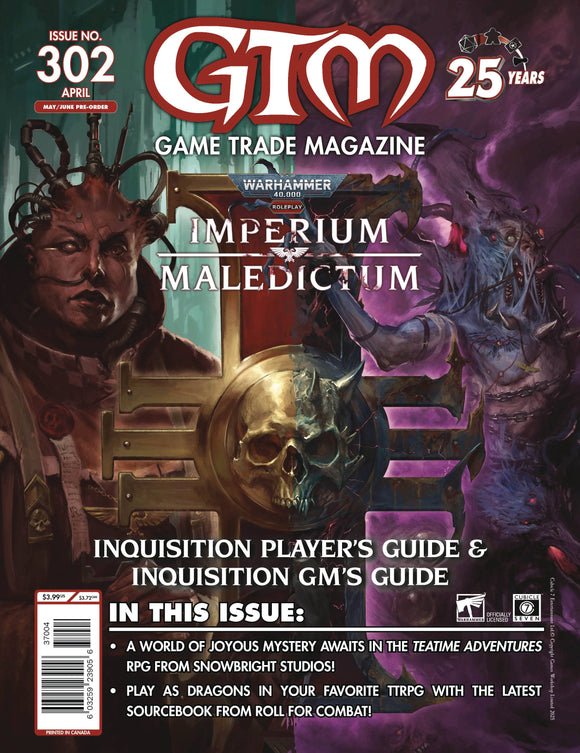 GAME TRADE MAGAZINE EXTRAS #304 (In store oick up only)