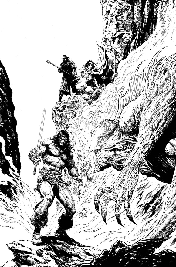 CONAN BARBARIAN BATTLE BLACKSTONE #3 (OF 4) CVR D FOC SHARP