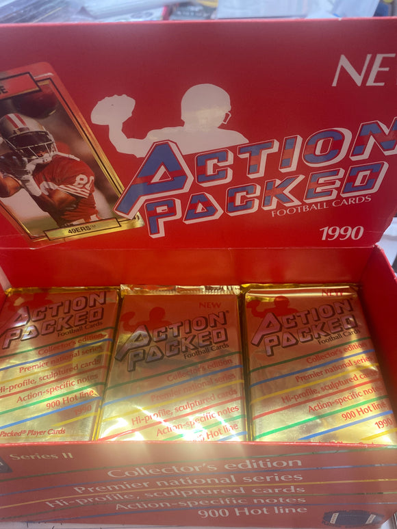 Action packed football pack 1990