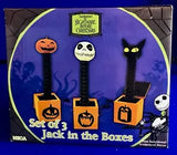 Nightmare Before Christmas Set of 3 Jack In The Boxes Jack Skellington