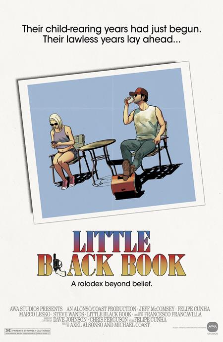 LITTLE BLACK BOOK #1 (OF 4) CVR C CHRIS FERGUSON & FELIPE CUNHA MOVIE POSTER HOMAGE VAR (MR)