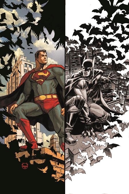 BATMAN SUPERMAN WORLDS FINEST #25 CVR D DAVE JOHNSON CARD STOCK VAR