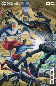 SUPERMAN #3 CVR F STEVE RUDE SUPERMAN CARD STOCK VAR