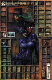 CATWOMAN 2021 ANNUAL #1 CVR B LIAM SHARP CARD STOCK VAR