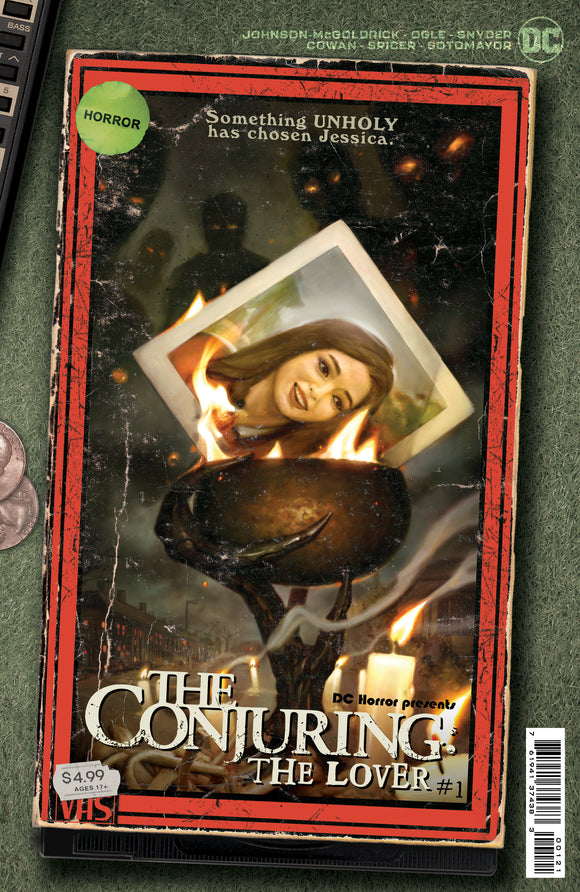 DC HORROR PRESENTS THE CONJURING THE LOVER #1 (OF 5) CVR B RYAN BROWN VHS TRIBUTE CARD STOCK VAR (MR)